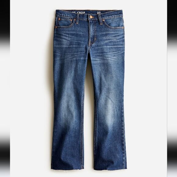 J. Crew mid-rise Billie Demi-boot crop jeans in Lantern wash Size 32 - Picture 1 of 15